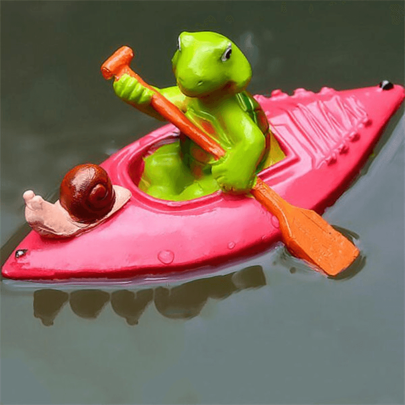 Floating Pond Decor Outdoor Simulation Resin Cute Swimming Pool Lawn Cute Turtle Decorations Ornament Garden Art in Water MRSLM