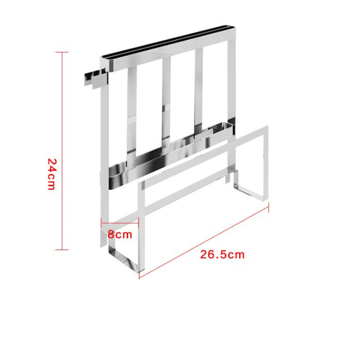 Stainless Steel Kitchen Dish Drying Rack Dish Drainer Rack Storage Shelf Rack Cup Plate Dish Rack Holders Organizer MRSLM