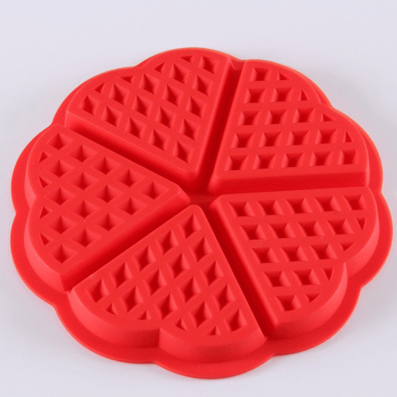 Heart Love Shape Silicone Waffle Mold Mould Cake Baking Mold MRSLM