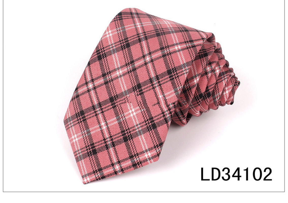 Plaid Series 7Cm Mens Suit Accessories dylinoshop