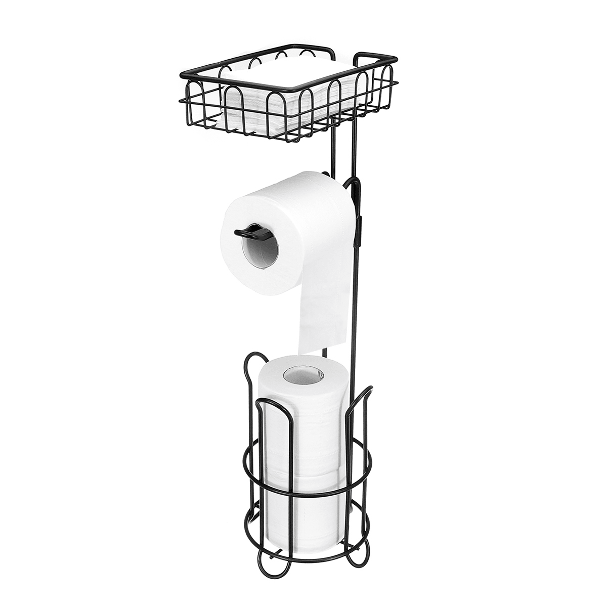 Toilet Paper Towel Storage Stand Organizer Rack Bathroom Vertical Roll Holder Shelf MRSLM