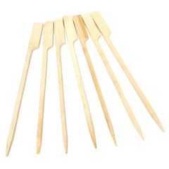 30Pcs 20Cm BBQ Bamboo Skewers Wooden Grill Sticks Meat Food Long Skewers Barbecue Grill Tools MRSLM