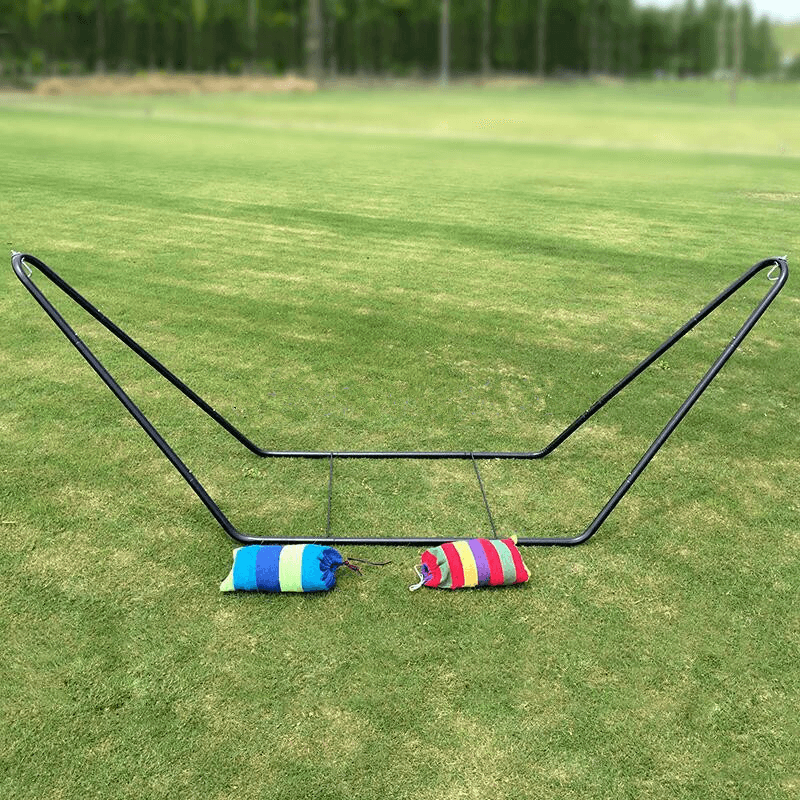 Red/Blue Portable Removable Hammock with Stand MRSLM