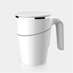 Fiu 470ML Not Pouring Cup from Xiaomi Youpin Stainless Steel Magical Sucker Splash Proof Mug MRSLM