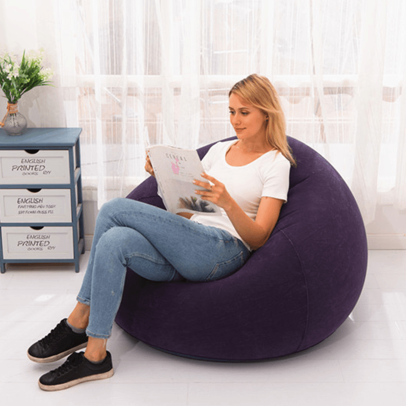 Large Pouf Lazy Sofas Lounger Couch Living Room Furniture Beanbag Tatami MRSLM