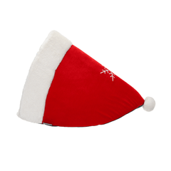 Christmas Hat Pet Nest Bed Soft Warm Cave House Sleeping Bag for Pet Cat Dog MRSLM