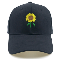 Hot Sunflower Embroidered Baseball Cap dylinoshop