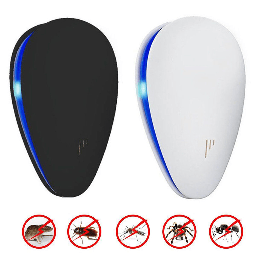 BR-04 2018 Enhanced Ultrasonic Plug-In LED anti Mosquito Pest Insect Killer Repeller MRSLM