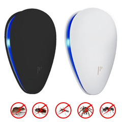 BR-04 2018 Enhanced Ultrasonic Plug-In LED anti Mosquito Pest Insect Killer Repeller MRSLM