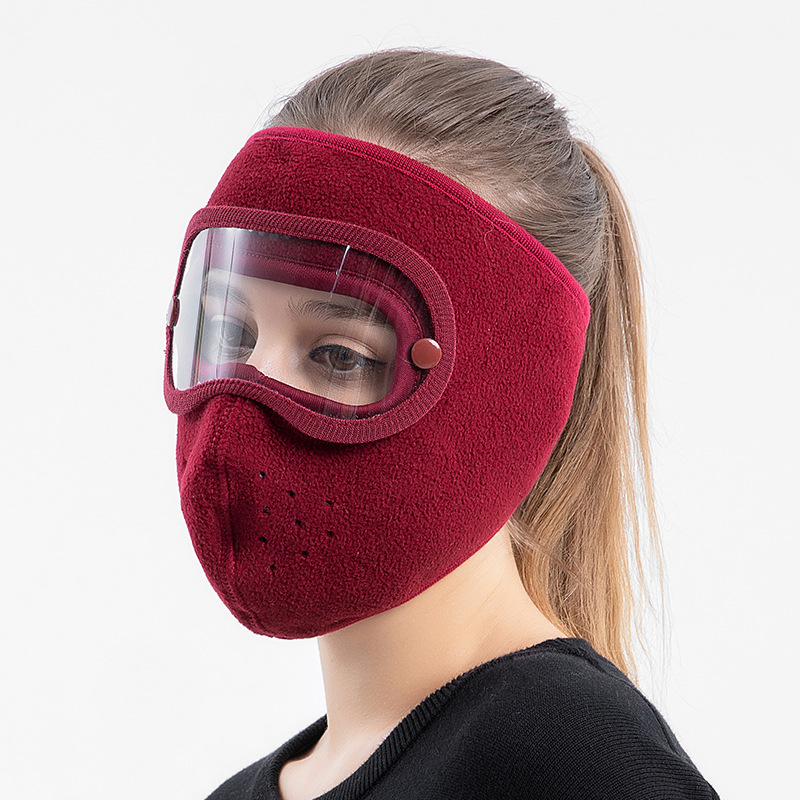 Polar Fleece Riding Windproof High-Definition Goggles Anti-Fog Mask dylinoshop