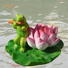 Floating Pond Decor Outdoor Simulation Resin Cute Swimming Pool Lawn Cute Turtle Decorations Ornament Garden Art in Water MRSLM