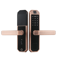 F1 Smart Fingerprint Door Lock with Keypad Electronic Intelligent Security Lock Household Bedroom Anti-Theft Door Password Card Key Locker MRSLM