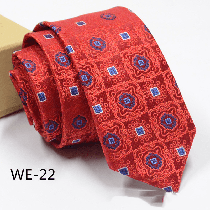 6CM Trendy Men'S 1960 Needle Fine Made Nano Waterproof Tie dylinoshop