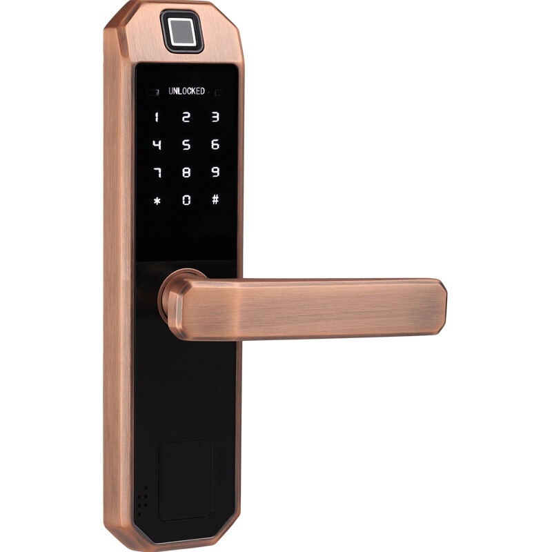 F1 Smart Fingerprint Door Lock with Keypad Electronic Intelligent Security Lock Household Bedroom Anti-Theft Door Password Card Key Locker MRSLM