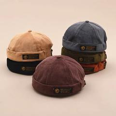 Solid Color Landlord Hat Male Street Wild Korean Hip-Hop Hat Outdoor dylinoshop