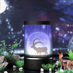 Animation LED Night Light with Remote Control Romantic Universe Starry Sky Projection Light USB Charging Portable Night Light Christmas Decoration MRSLM