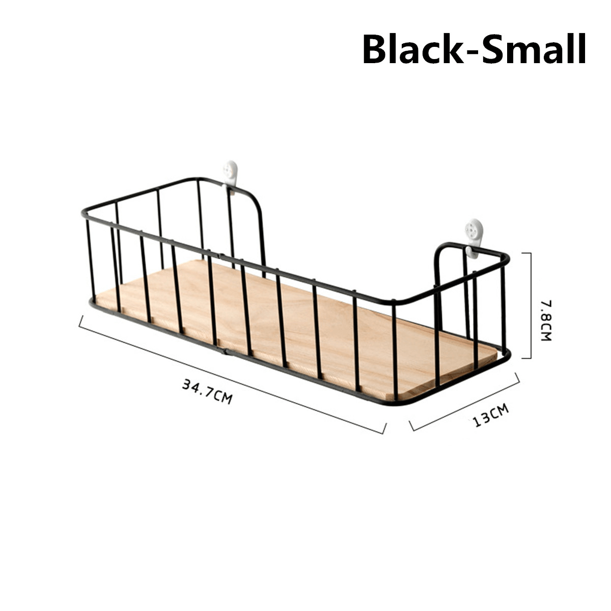 Industrial Metal Wire Wood Wall Kitchen Modern Loft Dorm Storage Rack Shelf Room Decor MRSLM