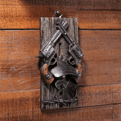 Western Cowboy Style Bottle Opener Creative Hand-Opening Can Opener Resin Crafts Open Bottleware MRSLM