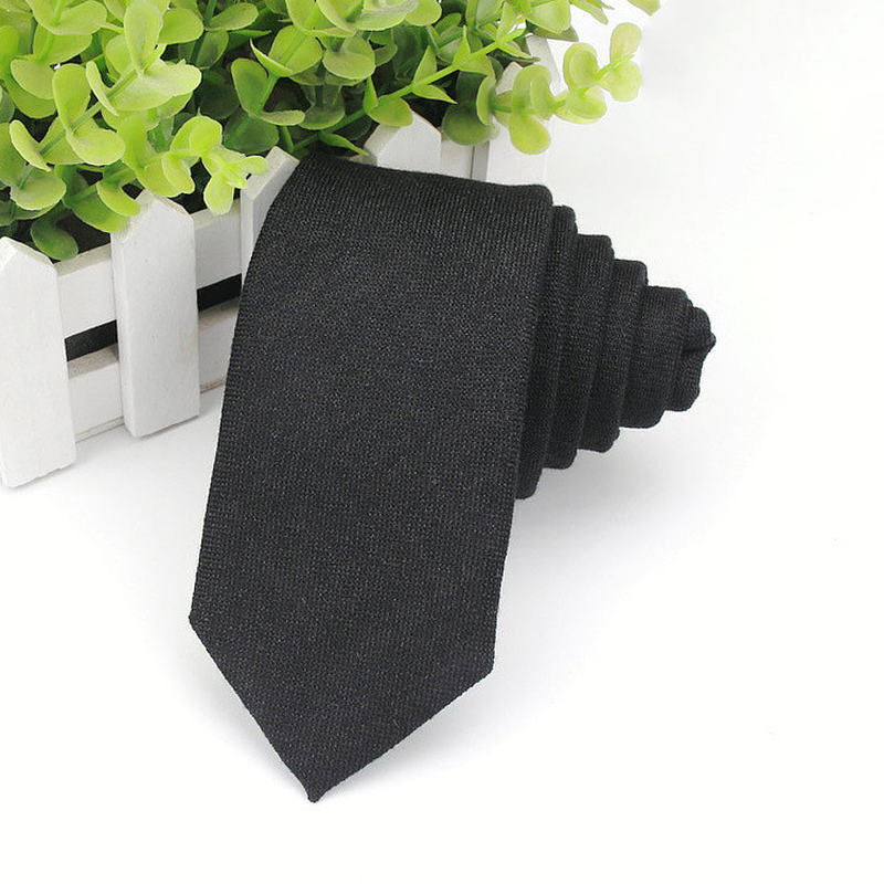 Men'S Neckties Wholesale Super Narrow Spot Imitation Wool 6Cm dylinoshop