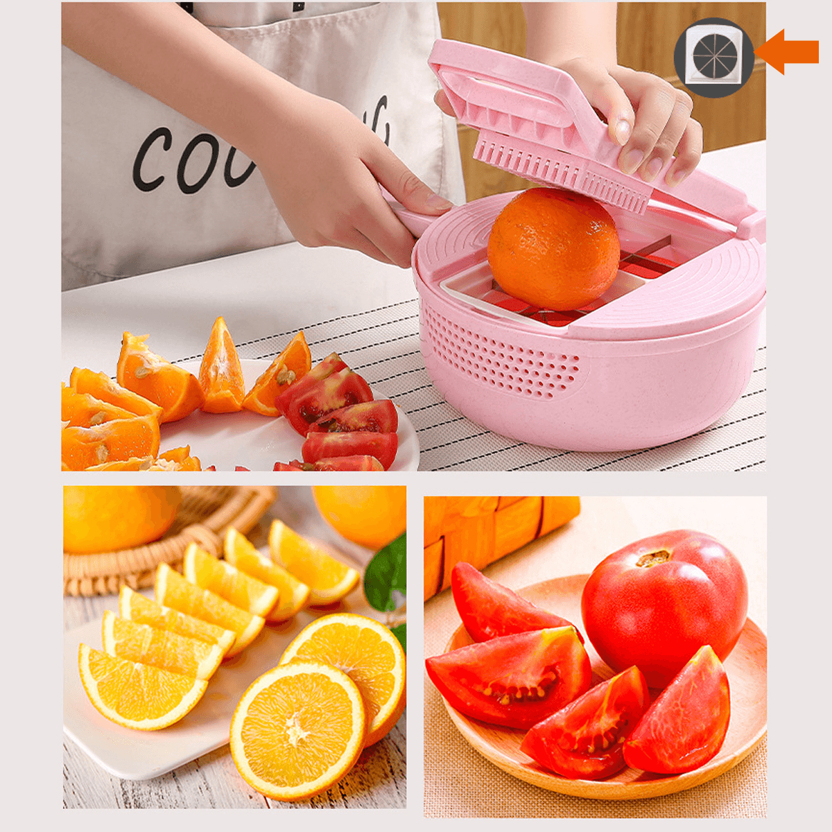 9 in 1 Multifunctional Easy Food Chopper Cutter Vegetable Cutter Blender Chopper Slicer MRSLM