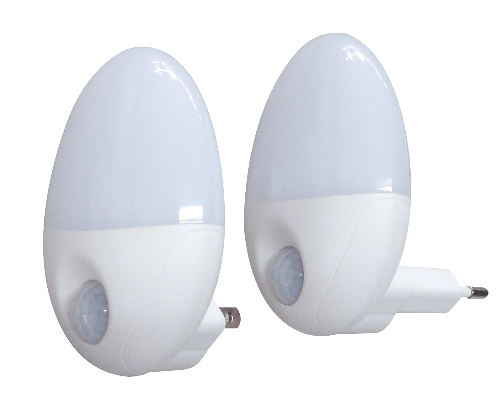 XS-008E EU Plug 2W Infrared Human Body Induction Lamp Plug-In PIR Motion Sensor Night Light MRSLM