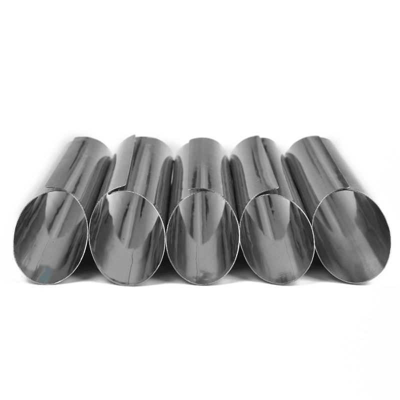 8 Pcs Danish Tube Cream Molds Stainless Steel DIY Croissant Mold Baking Mold Cake Tools MRSLM