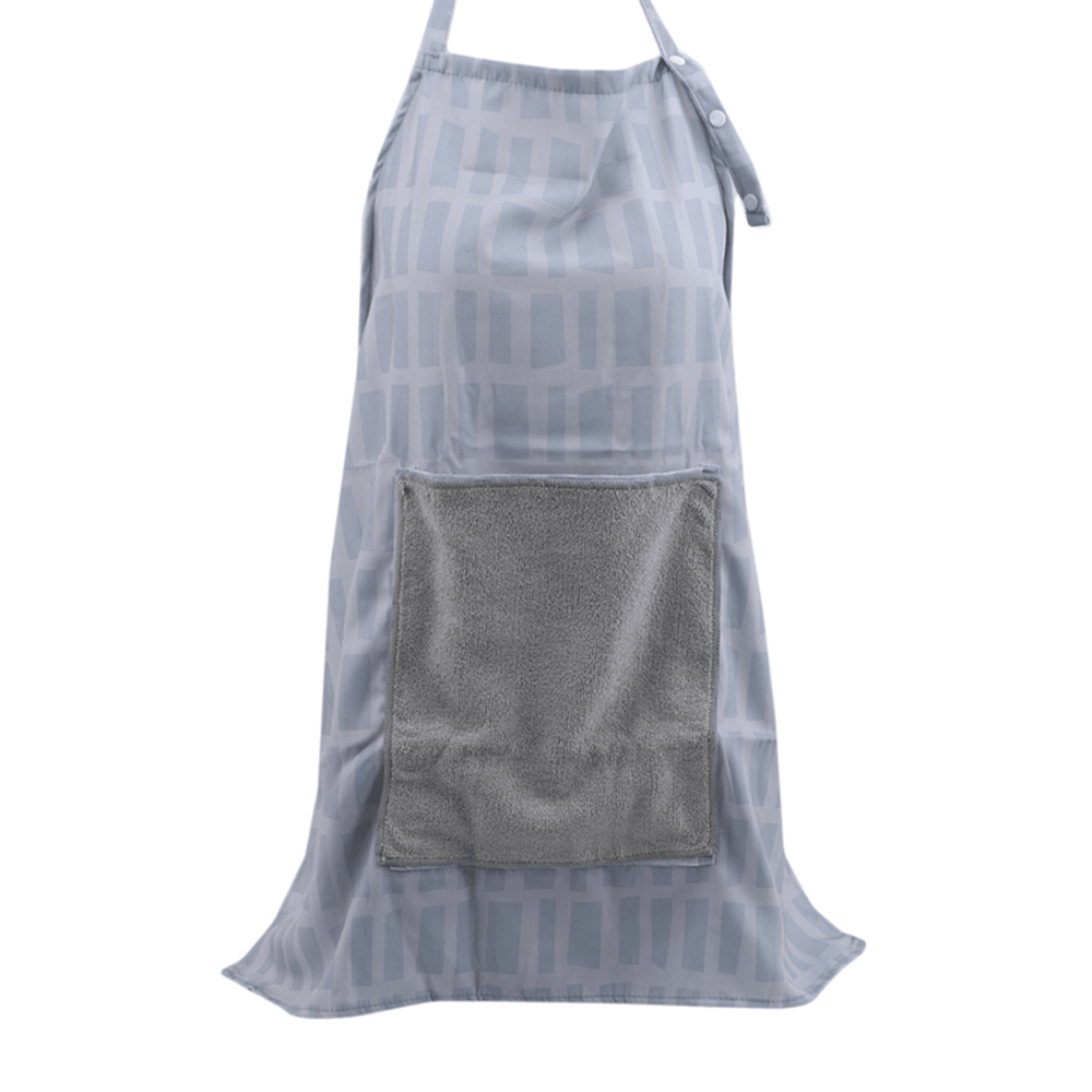 Multifunction Waterproof Apron Oilproof Long-Sleeved Cooking Work for Home Kitchen Tool MRSLM