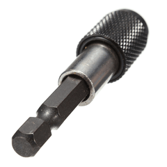 1PC Black 1/4" Hex Shank 60Mm Quick Release Magnetic Screwdriver Bit Holder dylinoshop