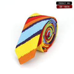 Korean Version Cotton and Linen Pattern Groom'S Wedding Tie dylinoshop