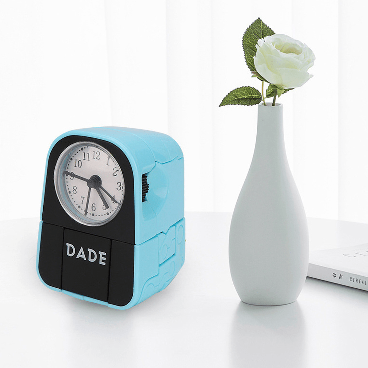 Deformed Puppy Wake up Clock Children'S Alarm Clock Lovely Cartoon Table Clock MRSLM