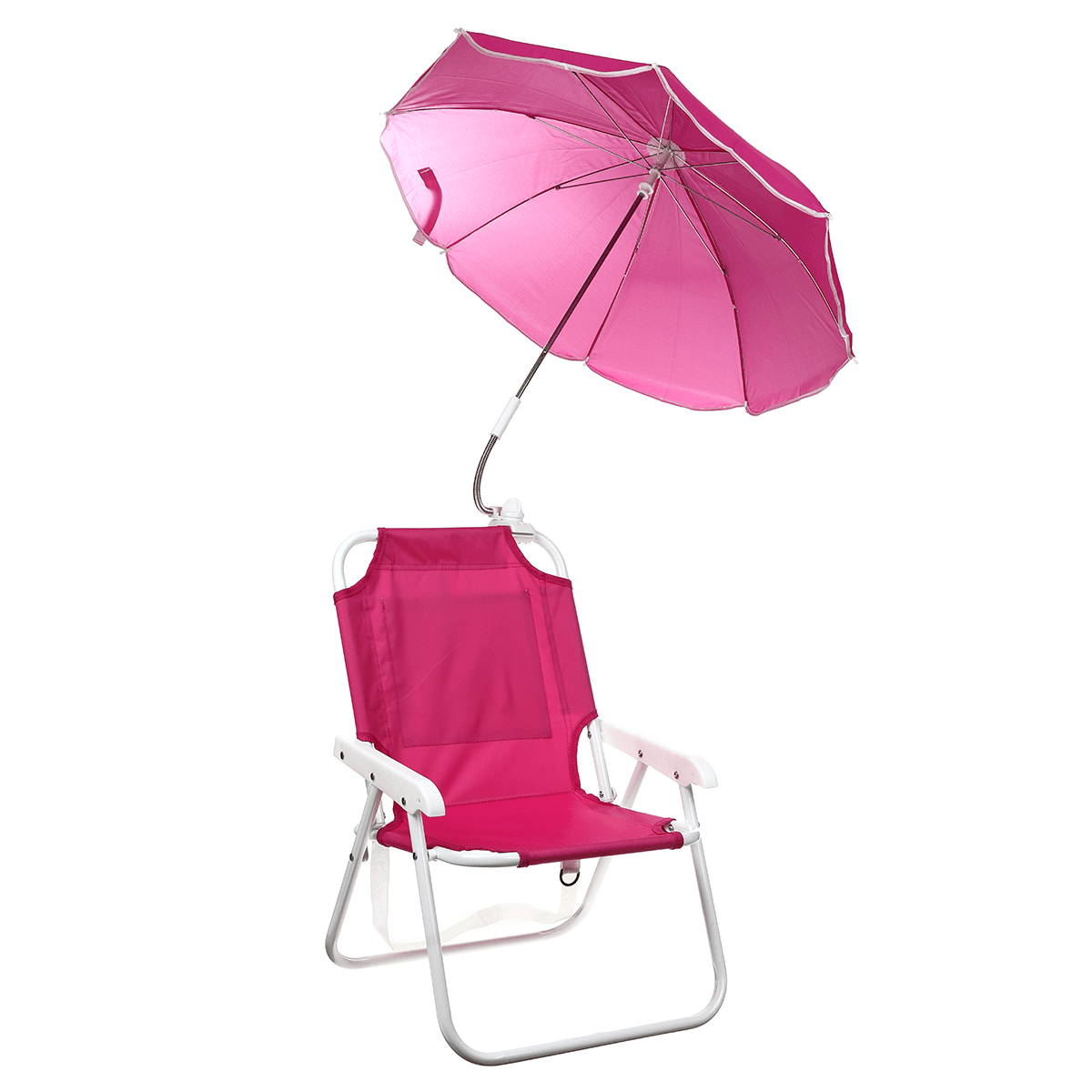 Outdoor Child Beach Chair Folding Chair with Umbrella and behind Pocket MRSLM