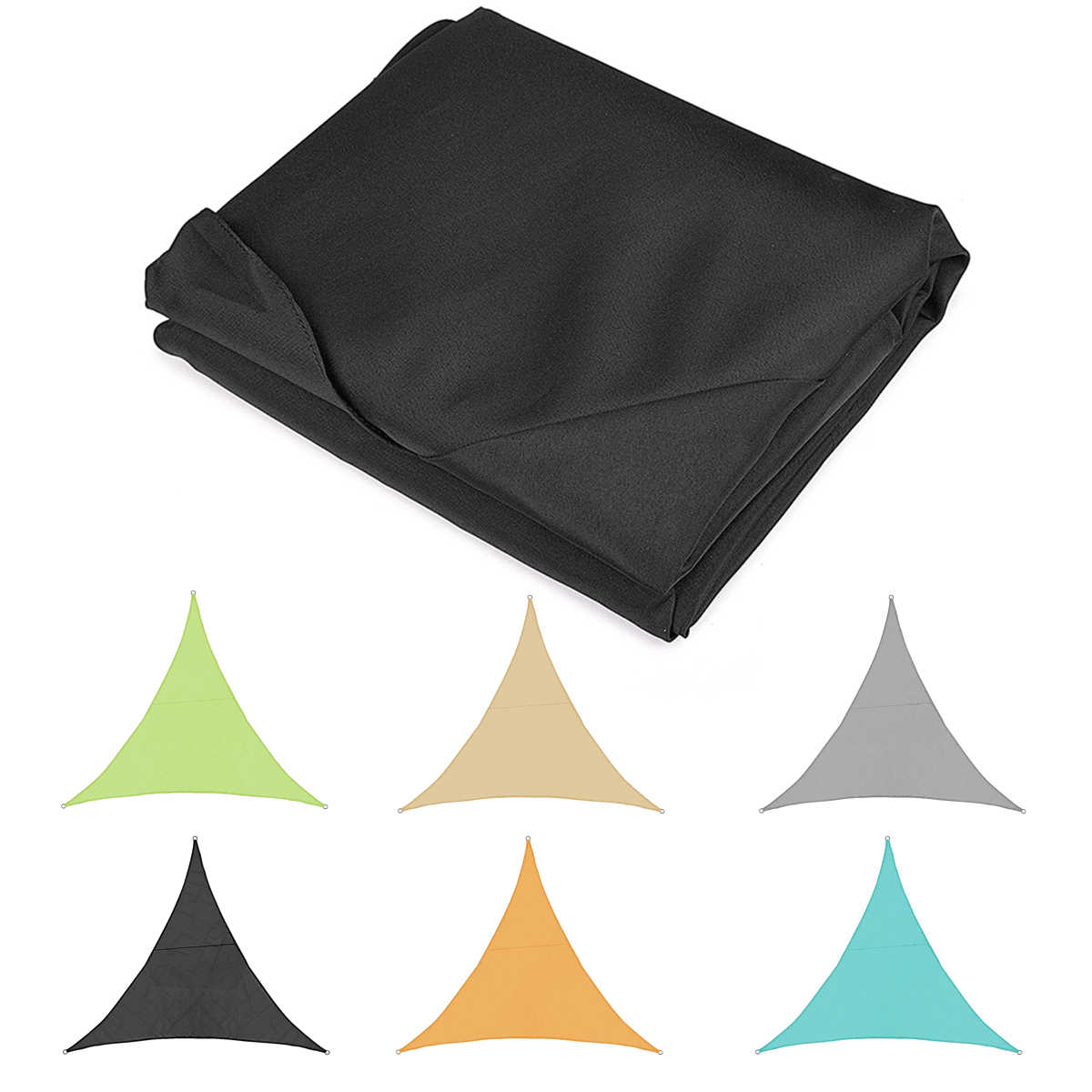 Sun Shade Sail Waterproof 420D Oxford Polyester Canopy Cover Awning Outdoor Anti-Uv Protection MRSLM