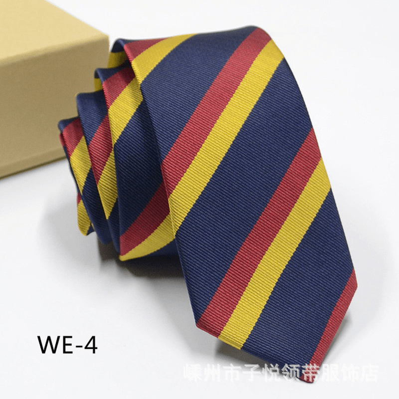 6CM Trendy Men'S 1960 Needle Fine Made Nano Waterproof Tie dylinoshop