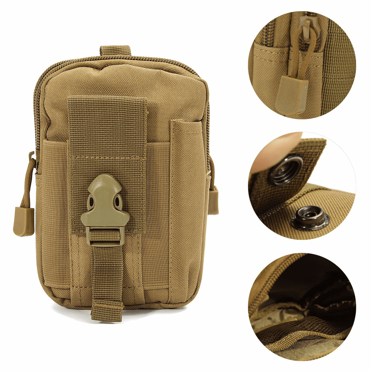 CAMTOA Outdoor Tactical Bag Waist Nylon Fanny Pack Camping Military Army Pouch MRSLM