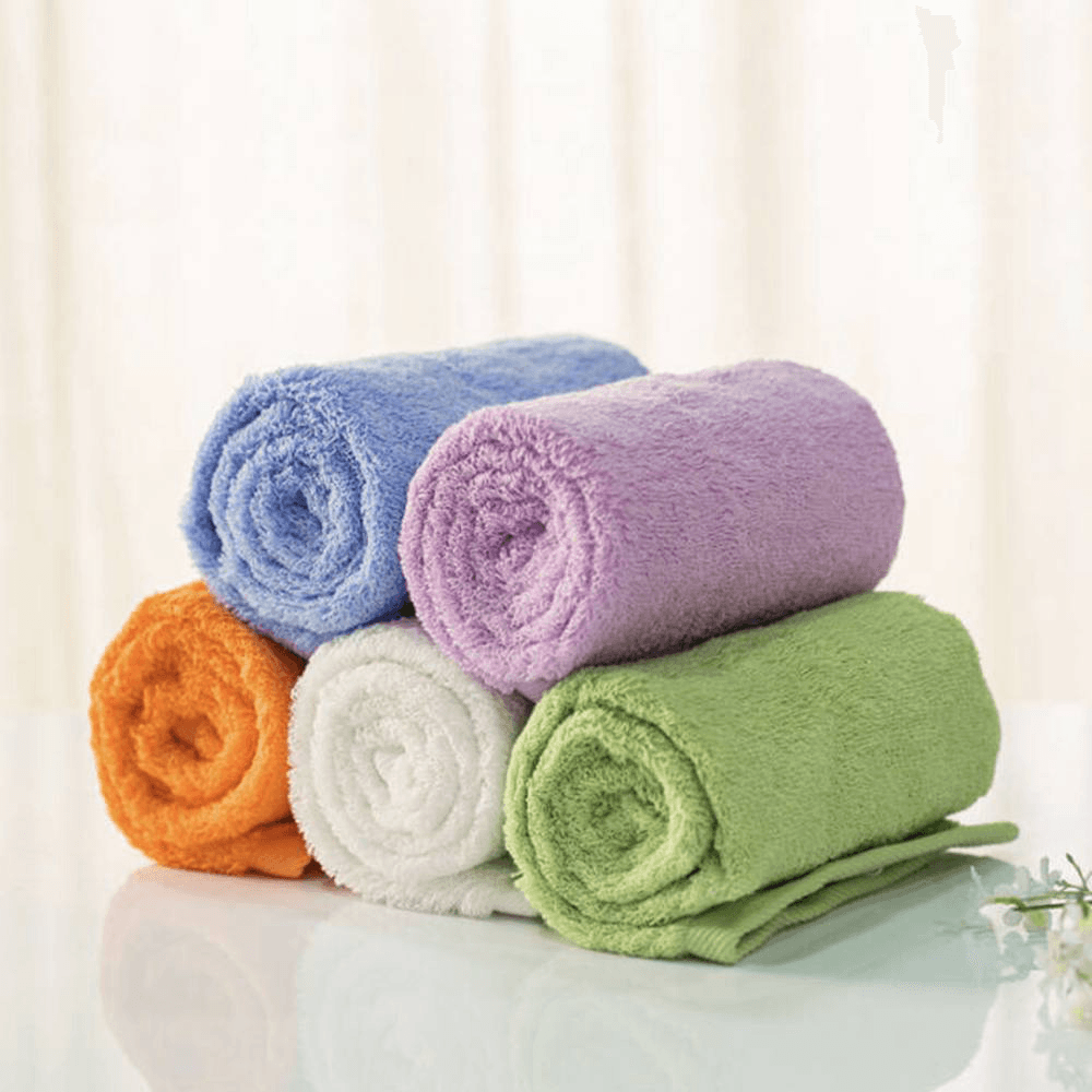 Youth Series Towel Microfiber Cotton Fabric Antibacterial Water Absorption Towels with Healthy Sealed Bag From MRSLM