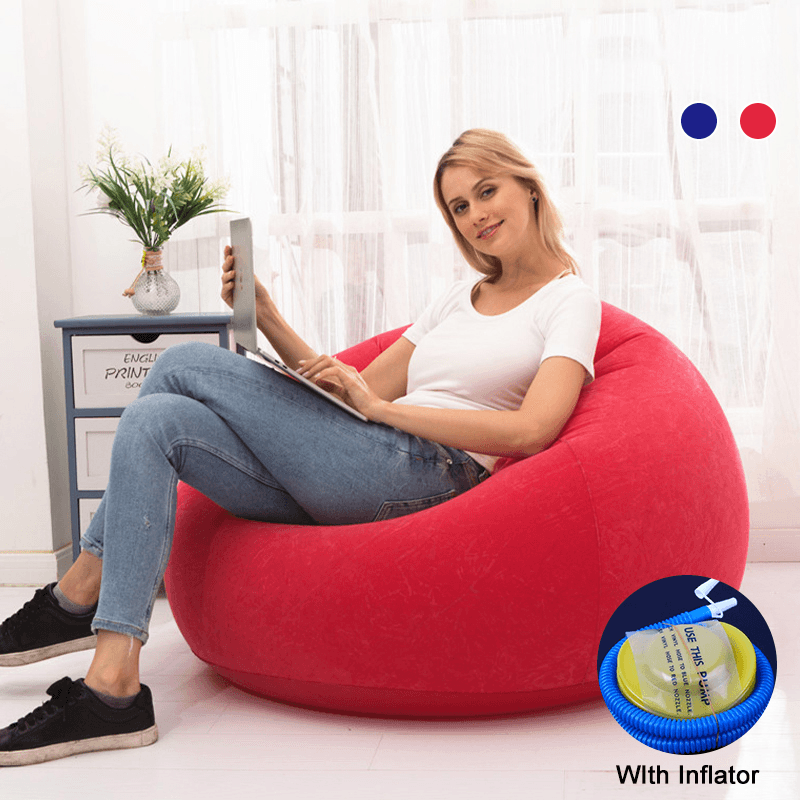 Large Pouf Lazy Sofas Lounger Couch Living Room Furniture Beanbag Tatami MRSLM