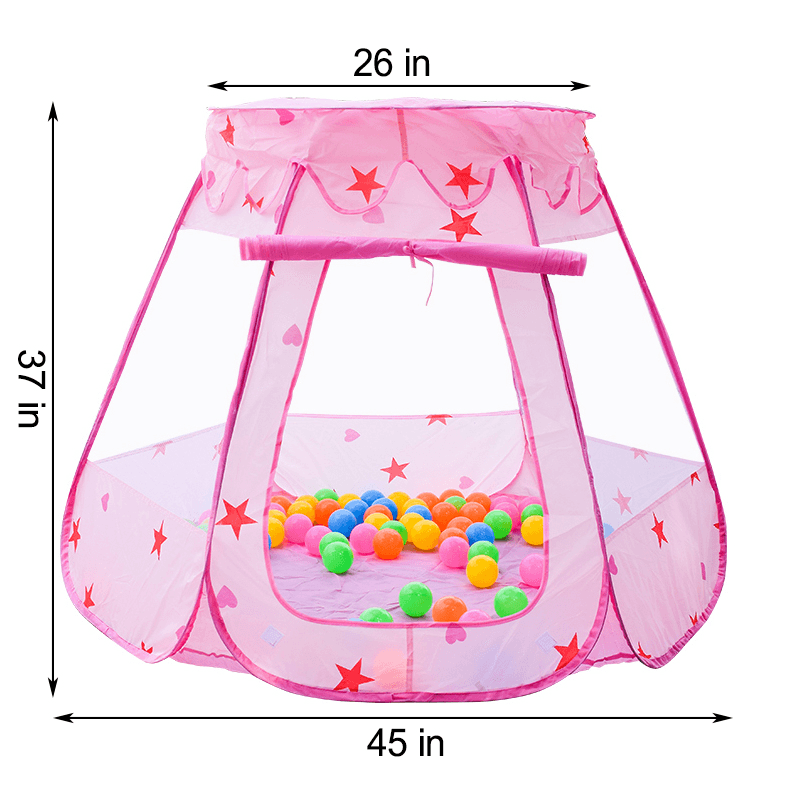 Large Princess Castle Girls Pink Indoor Play Tent Kids Pretend Garden Playhouse MRSLM