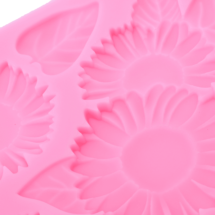 Food Grade Silicone Cake Mold DIY Chocalate Cookies Ice Tray Baking Tool Flowers and Leaves Shape MRSLM