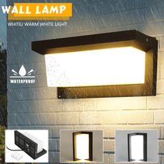 Waterproof COB LED Wall Light Indoor Outdoor Stair Hotel Garden Lamp Warm White MRSLM