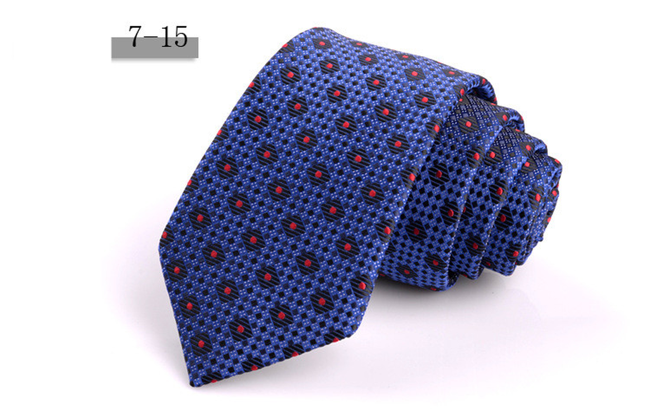 New Men'S 7Cm Striped Business Formal Tie dylinoshop