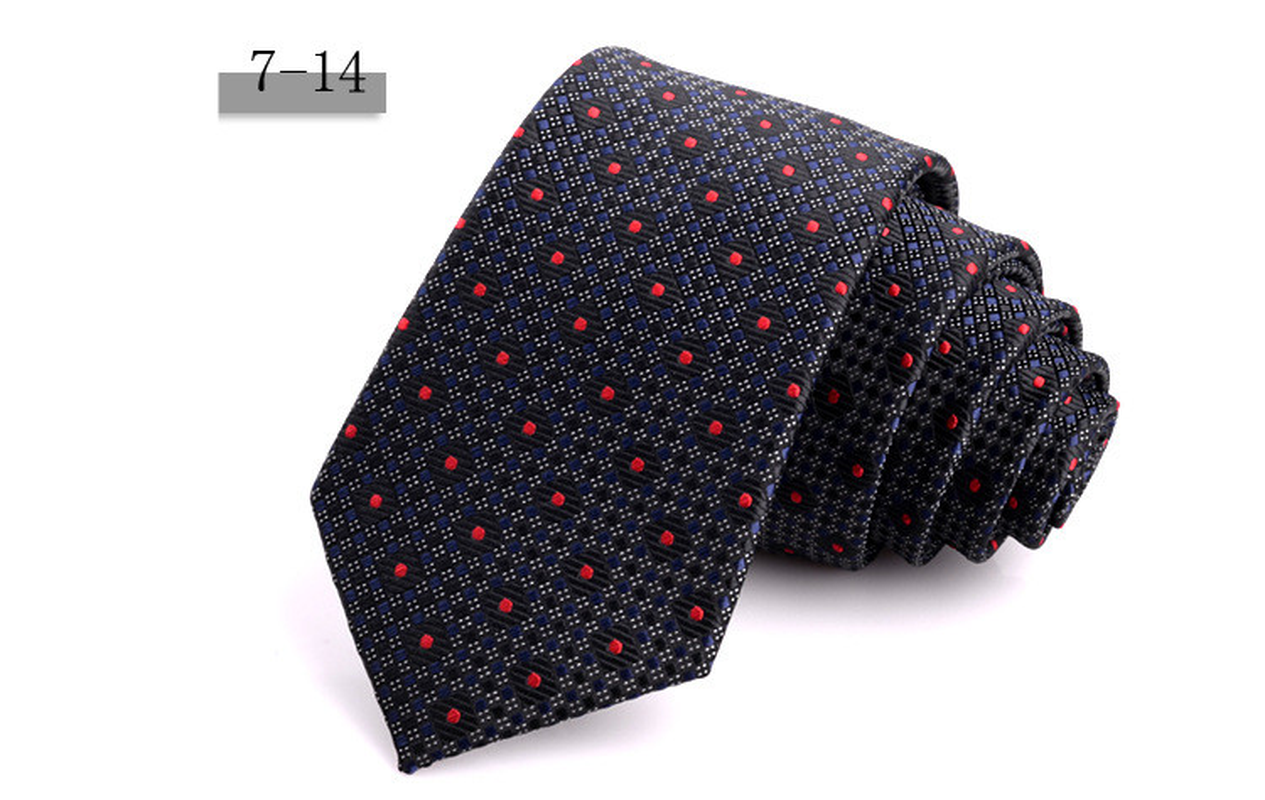 New Men'S 7Cm Striped Business Formal Tie dylinoshop