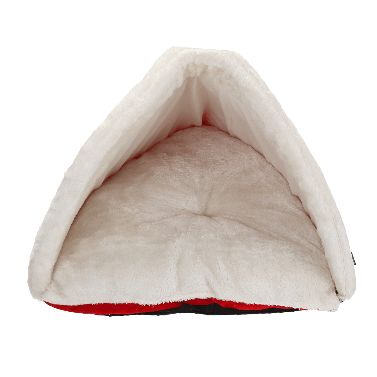 Christmas Hat Pet Nest Bed Soft Warm Cave House Sleeping Bag for Pet Cat Dog MRSLM