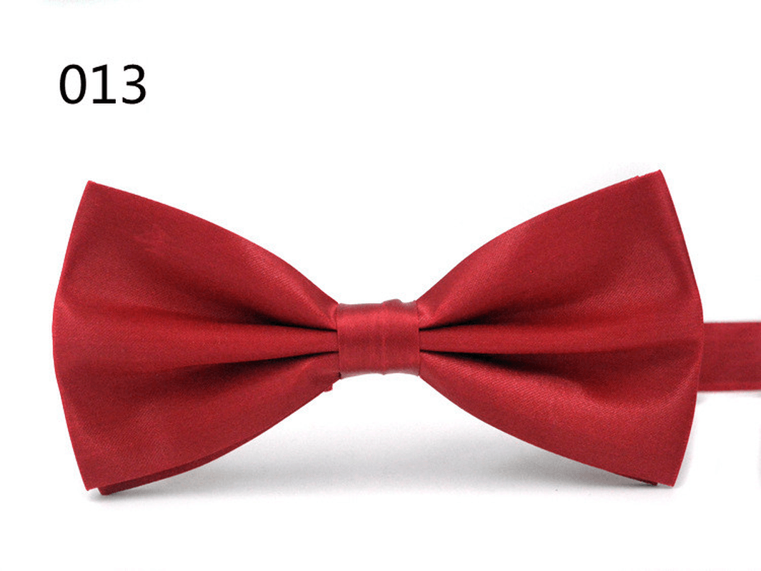 Bright Casual Men'S Solid Color Bow Tie dylinoshop