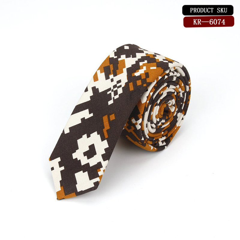 Korean Version Cotton and Linen Pattern Groom'S Wedding Tie dylinoshop