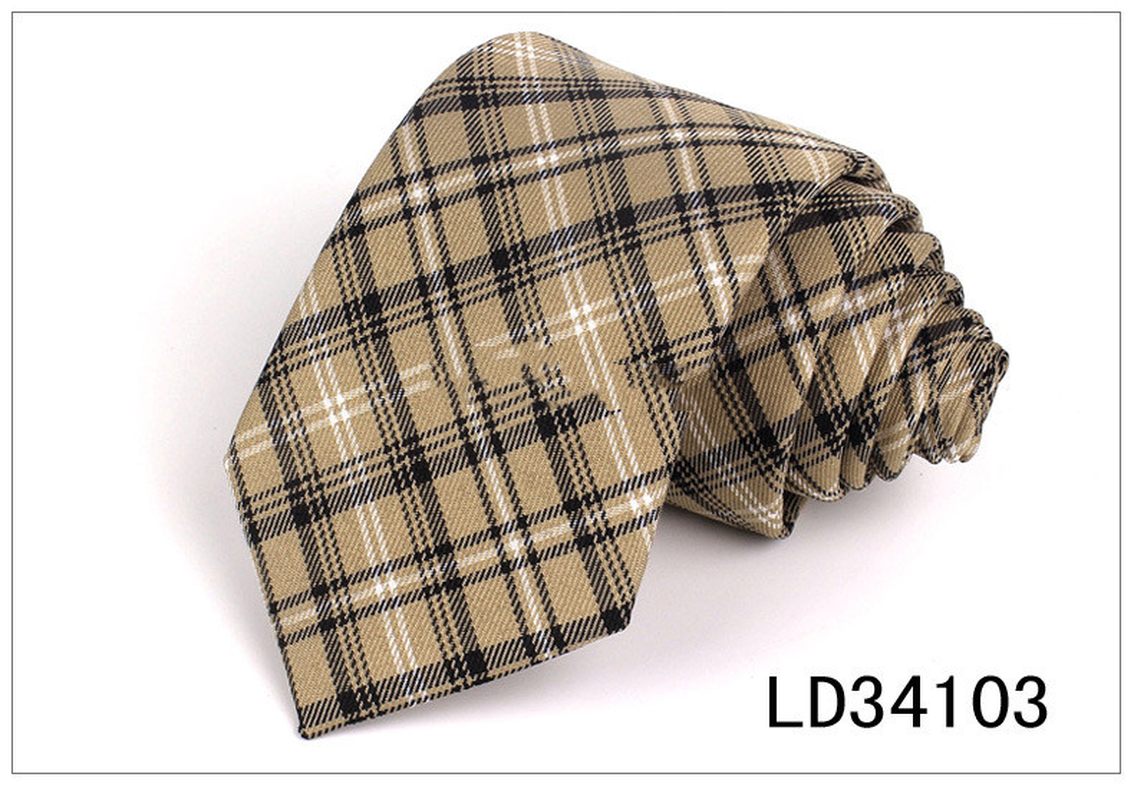 Plaid Series 7Cm Mens Suit Accessories dylinoshop