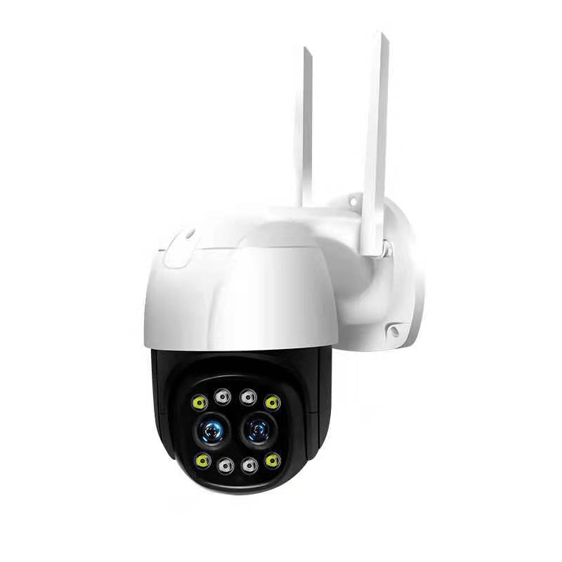 1080P HD Wireless Home Security Camera Outdoor Binocular Camera 10X Optical Zoom WIFI IP Camera with AI Face Recognition Infrared Night Vision IP66 Waterproof dylinoshop