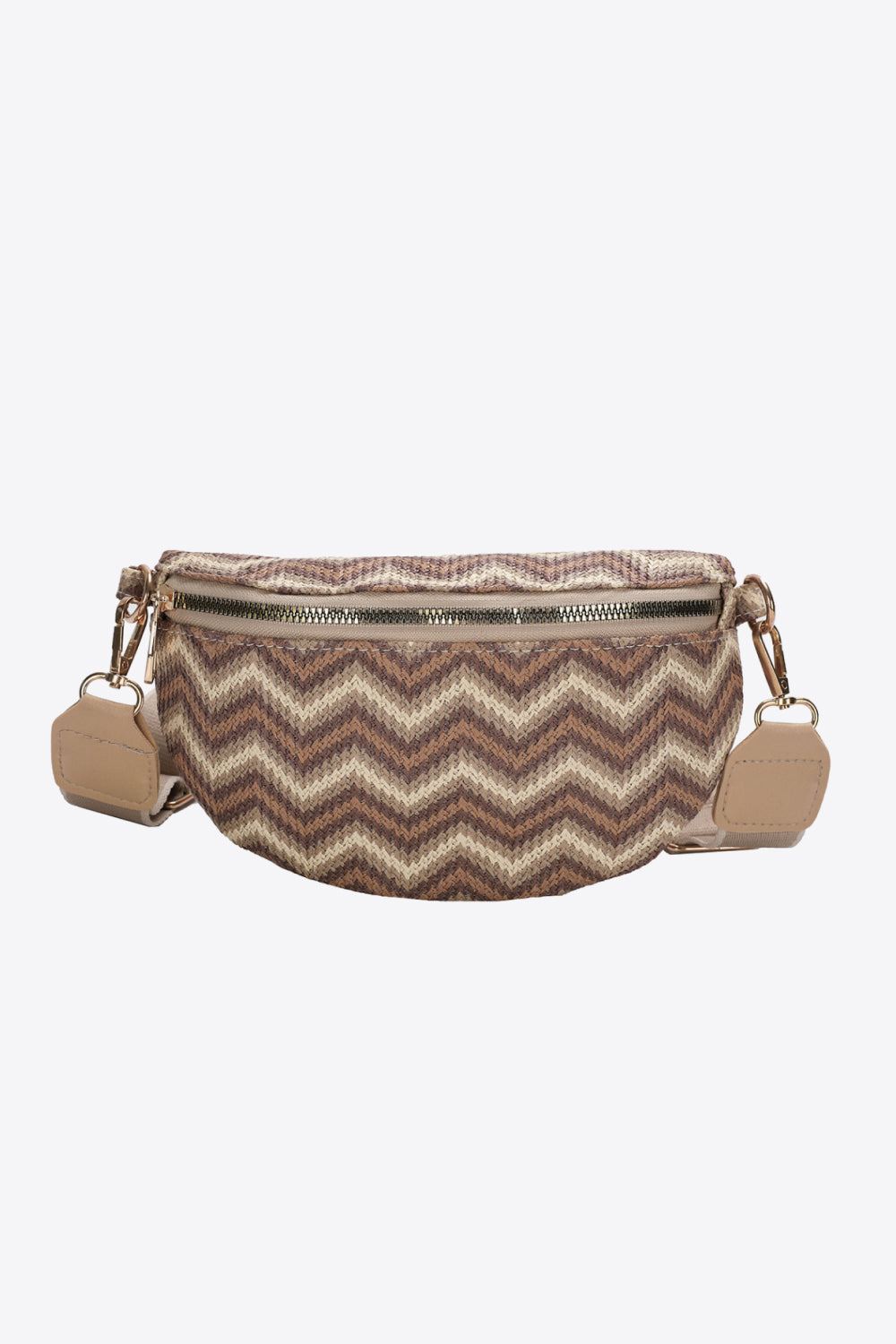 Chevron Straw Sling Bag dylinoshop