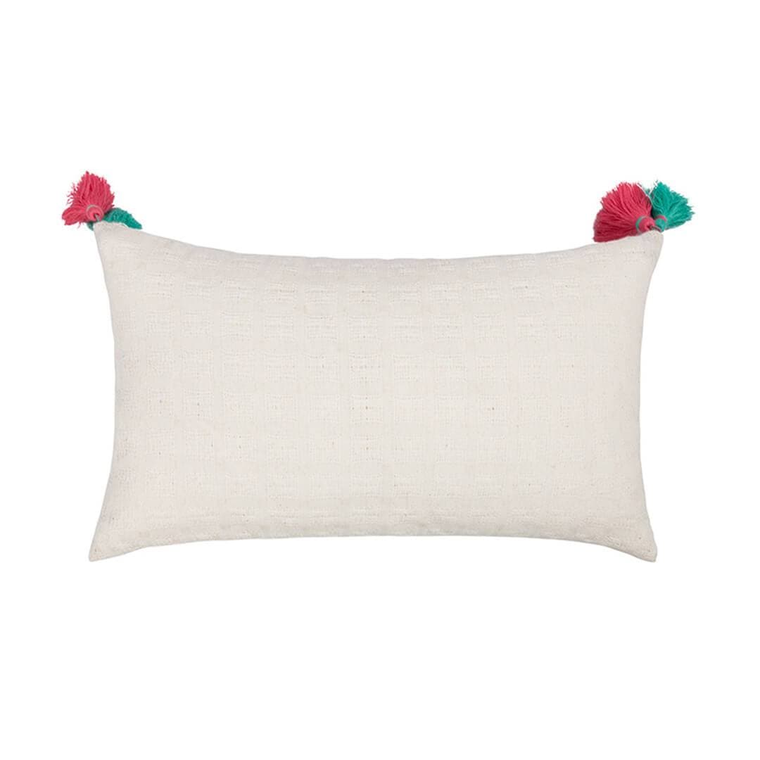 Moroccan Tassel Tufted Pillow Covers feajoy