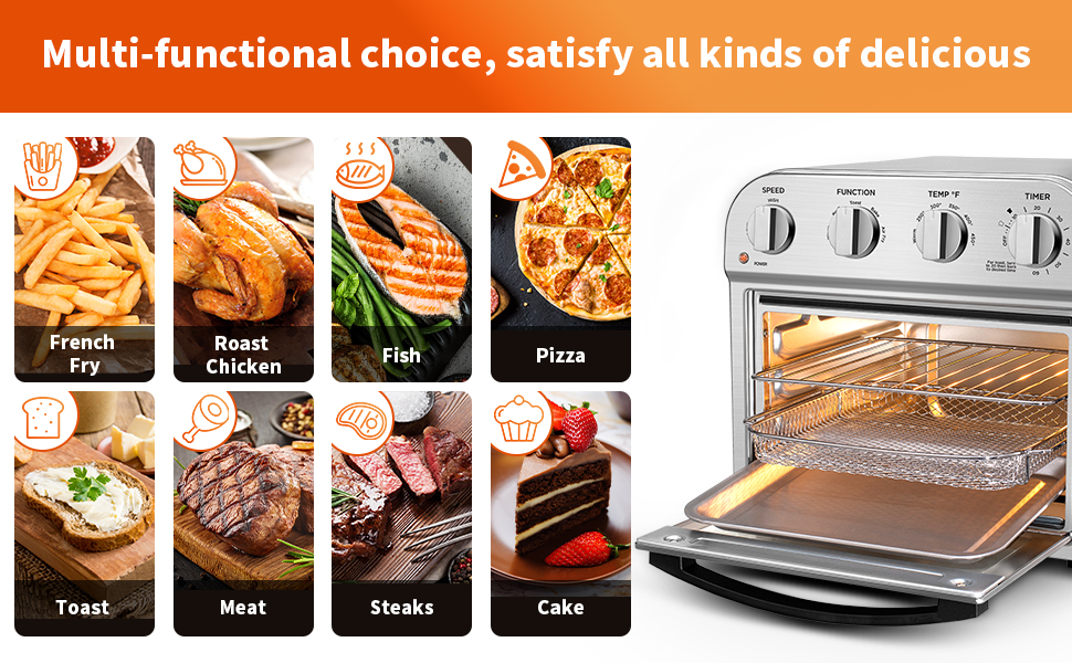 Geek Chef Kitchen Air Fryer Toaster Oven Combo dylinoshop