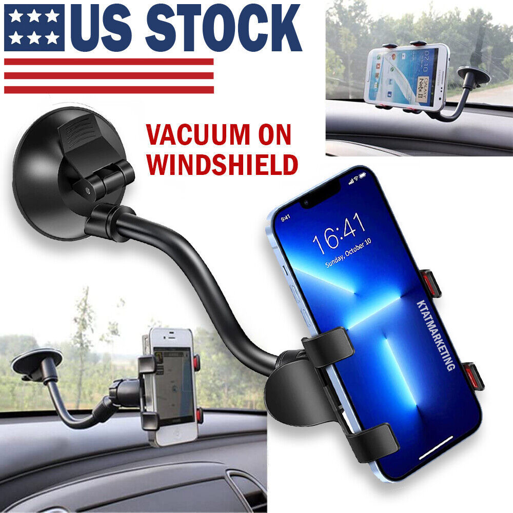 Car Windshield Vacuum Mount Cell Phone Holder Stand dylinoshop